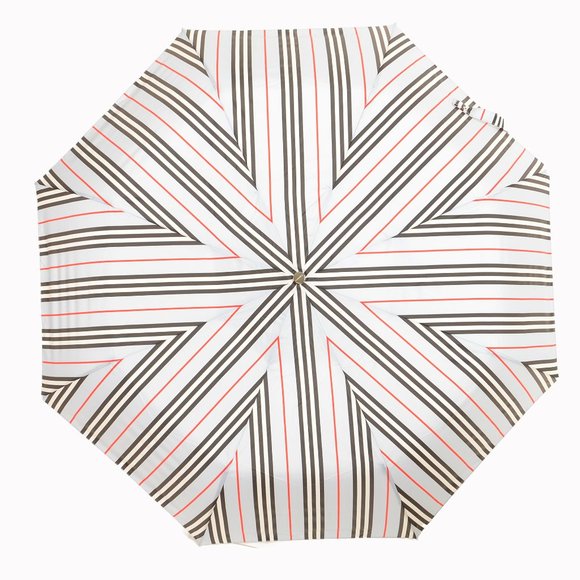 Burberry Unisex "TRAFALGAR" Multi-Color Plaid Compact Folding Umbrella - Picture 3 of 7